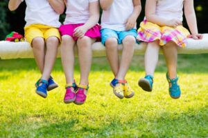 everflex girls school shoes